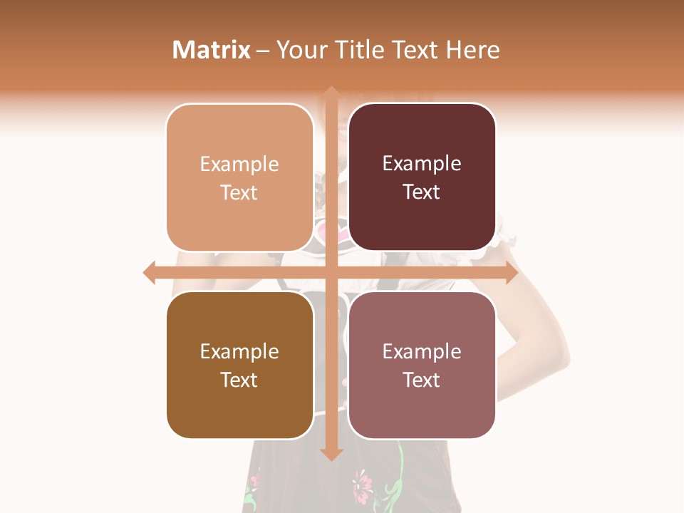 Staff Dress Girl PowerPoint Template