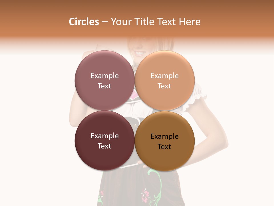 Staff Dress Girl PowerPoint Template