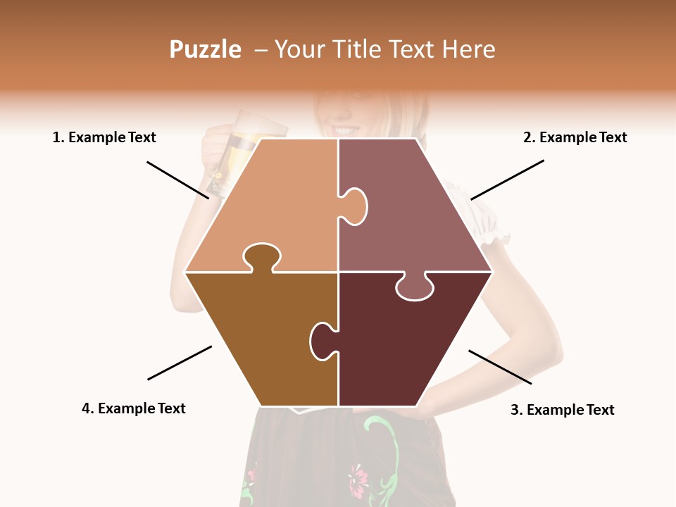 Staff Dress Girl PowerPoint Template