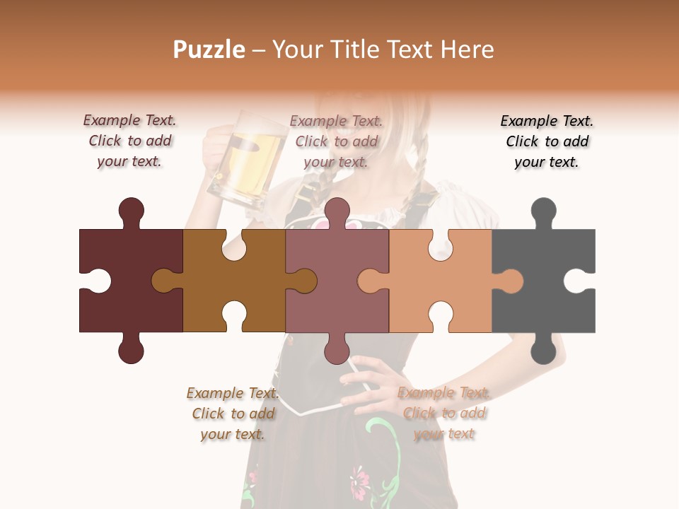 Staff Dress Girl PowerPoint Template