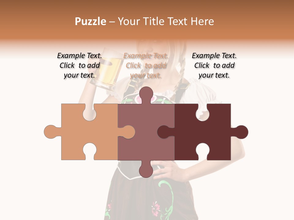 Staff Dress Girl PowerPoint Template