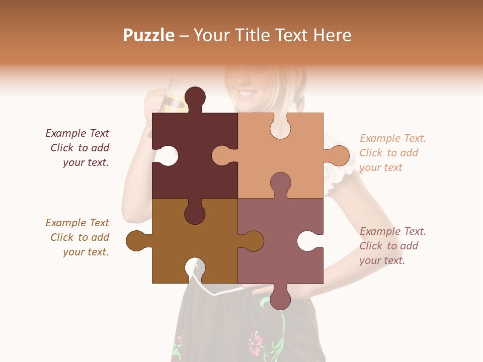 Staff Dress Girl PowerPoint Template