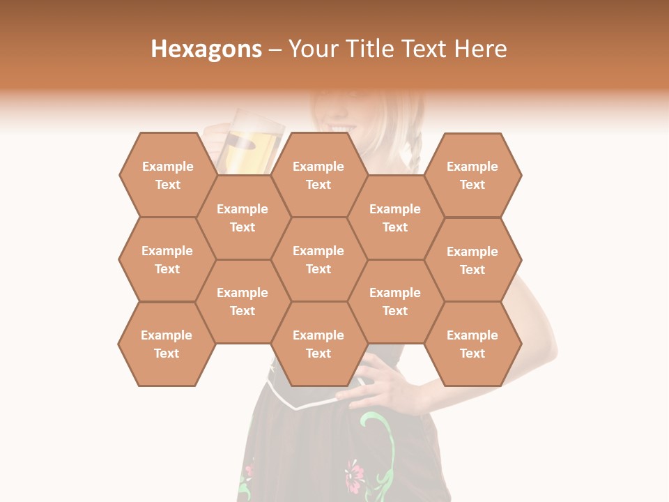 Staff Dress Girl PowerPoint Template