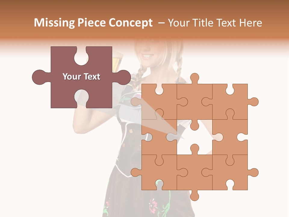 Staff Dress Girl PowerPoint Template