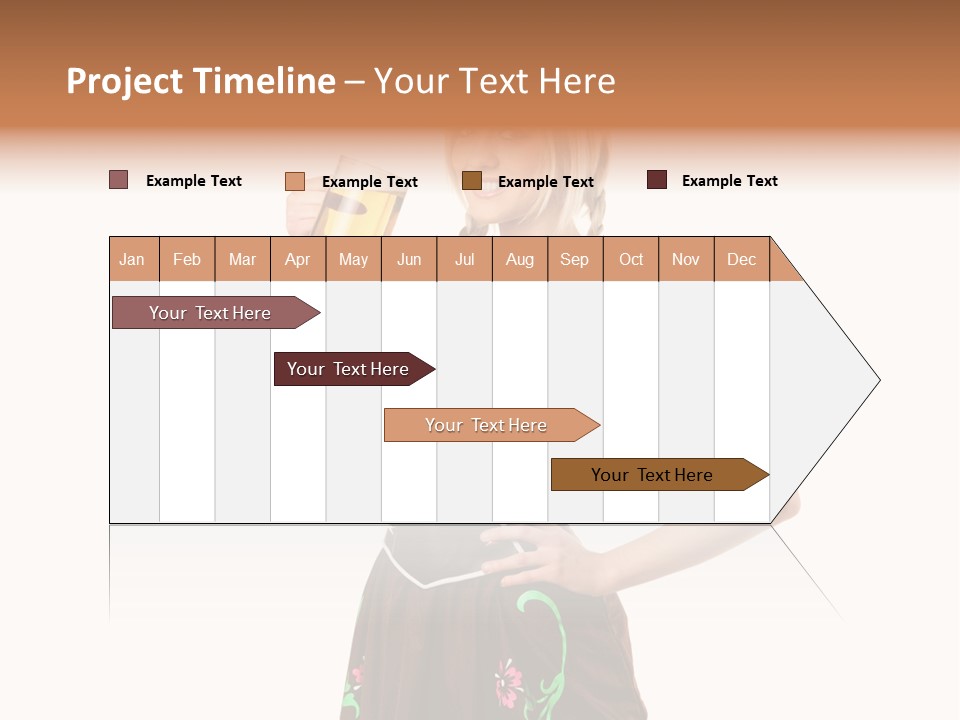 Staff Dress Girl PowerPoint Template