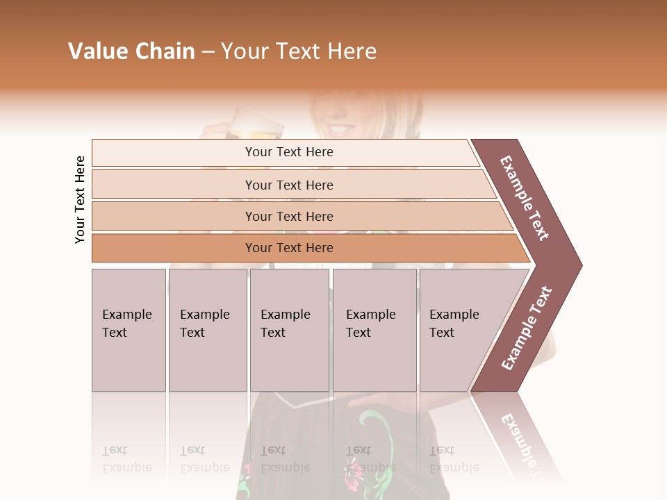 Staff Dress Girl PowerPoint Template