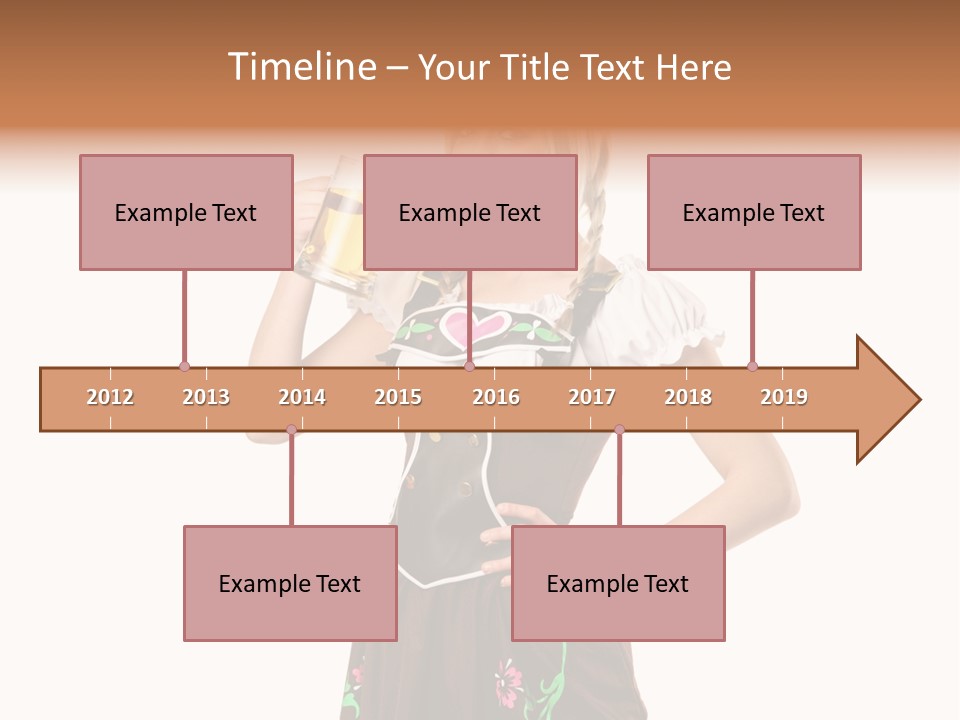 Staff Dress Girl PowerPoint Template