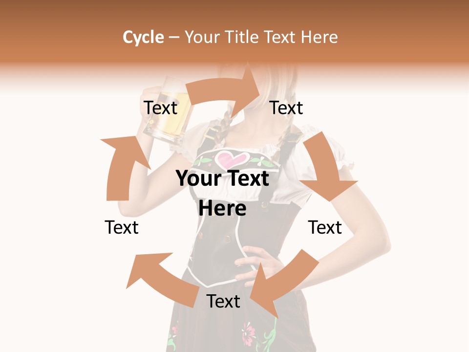 Staff Dress Girl PowerPoint Template