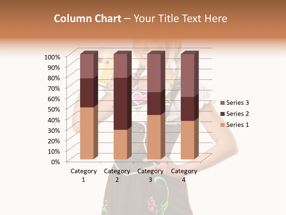 Staff Dress Girl PowerPoint Template