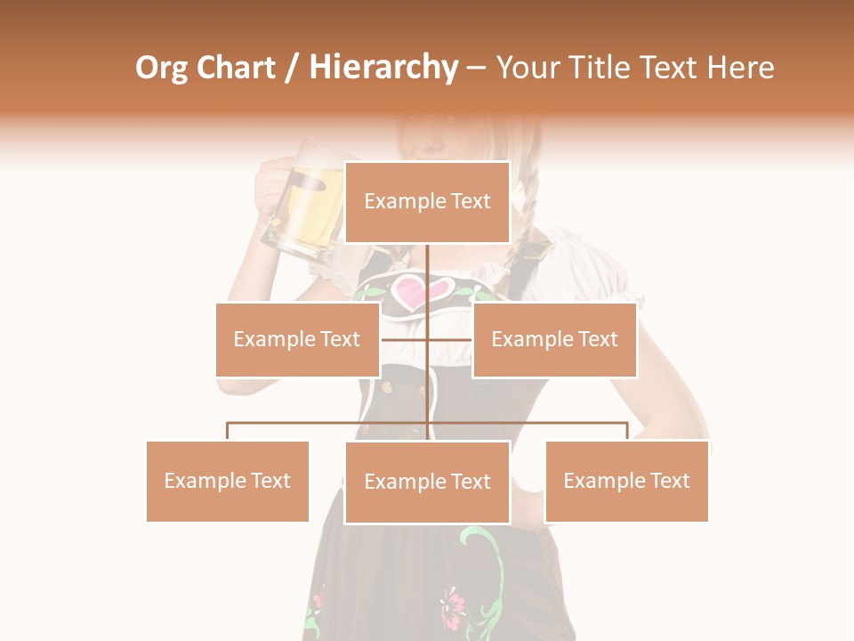 Staff Dress Girl PowerPoint Template