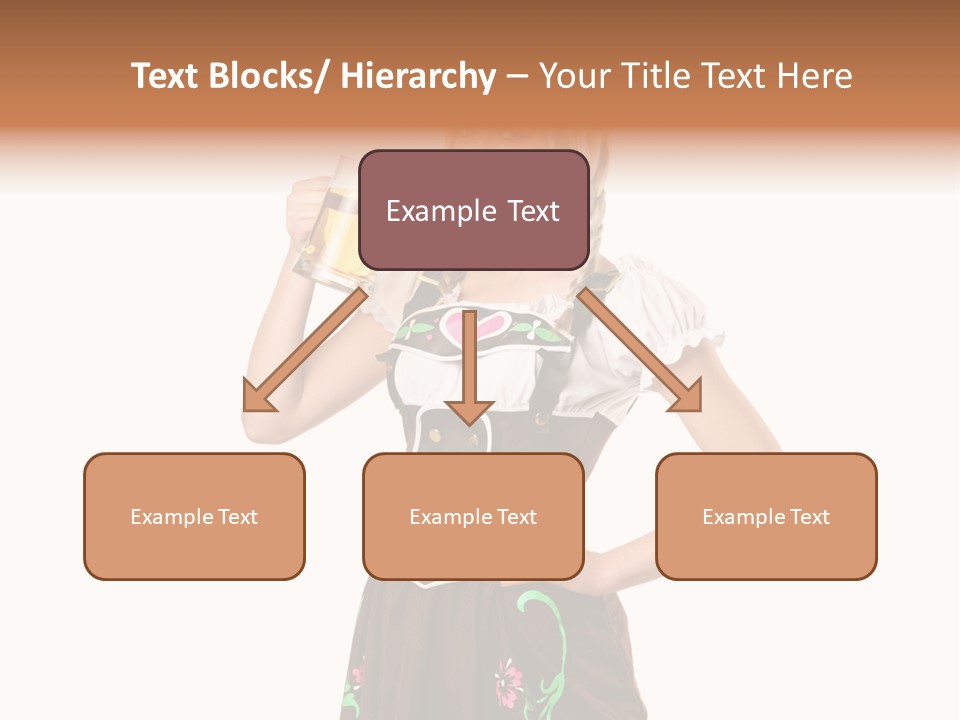 Staff Dress Girl PowerPoint Template