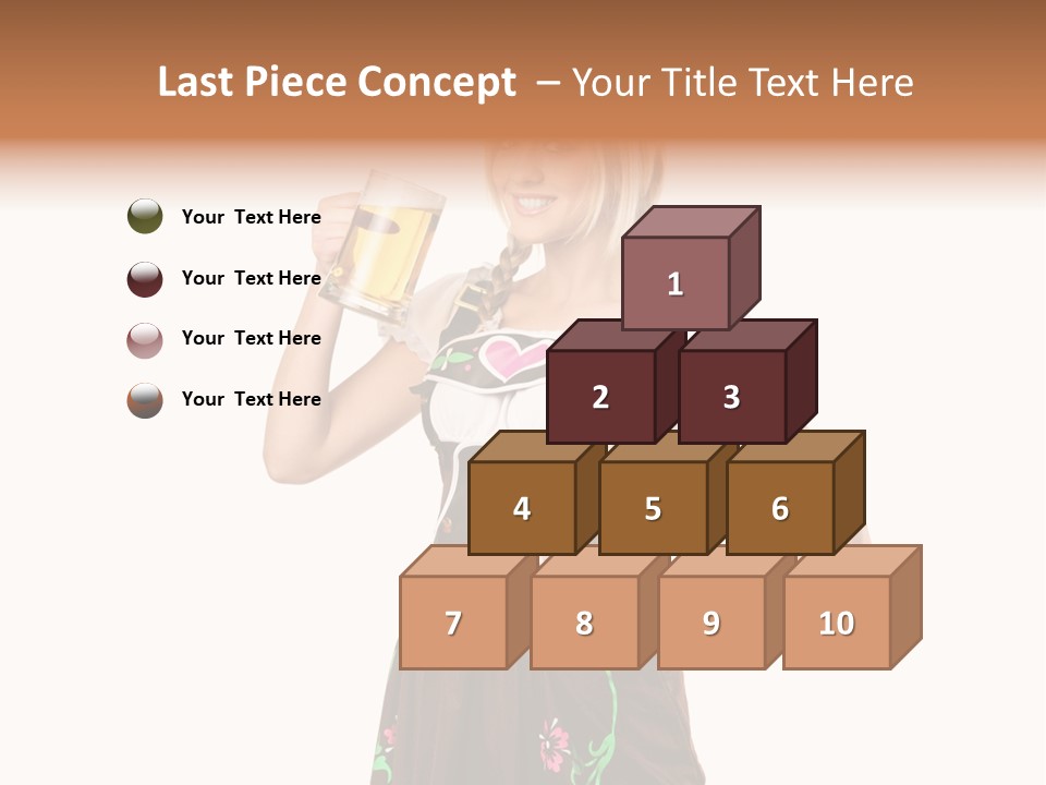 Staff Dress Girl PowerPoint Template