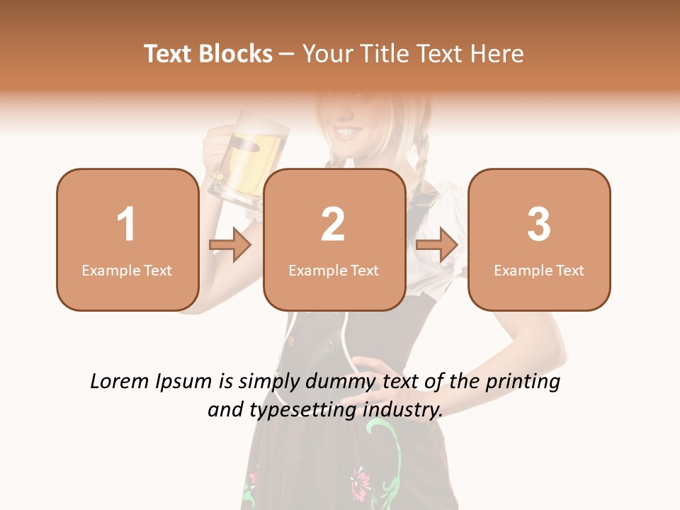 Staff Dress Girl PowerPoint Template