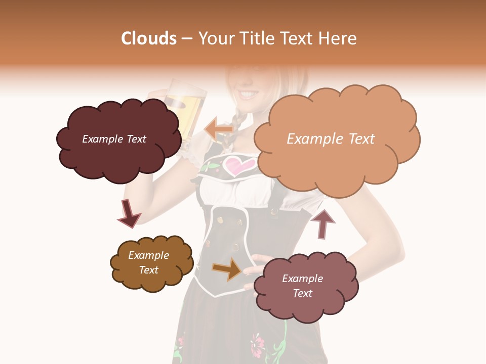 Staff Dress Girl PowerPoint Template