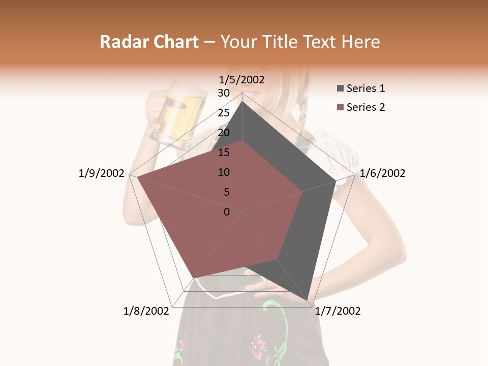 Staff Dress Girl PowerPoint Template