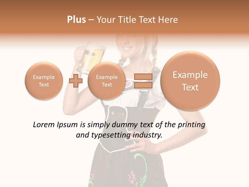 Staff Dress Girl PowerPoint Template