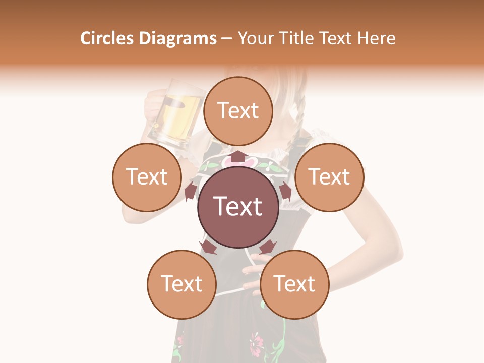 Staff Dress Girl PowerPoint Template