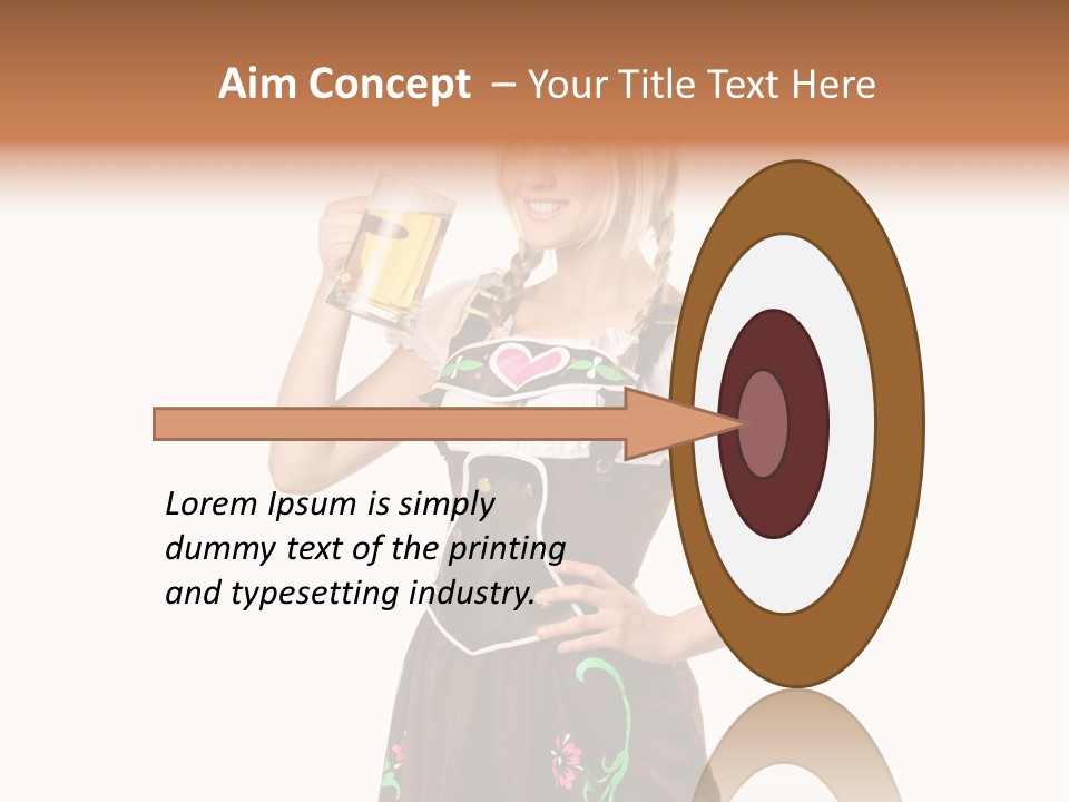 Staff Dress Girl PowerPoint Template