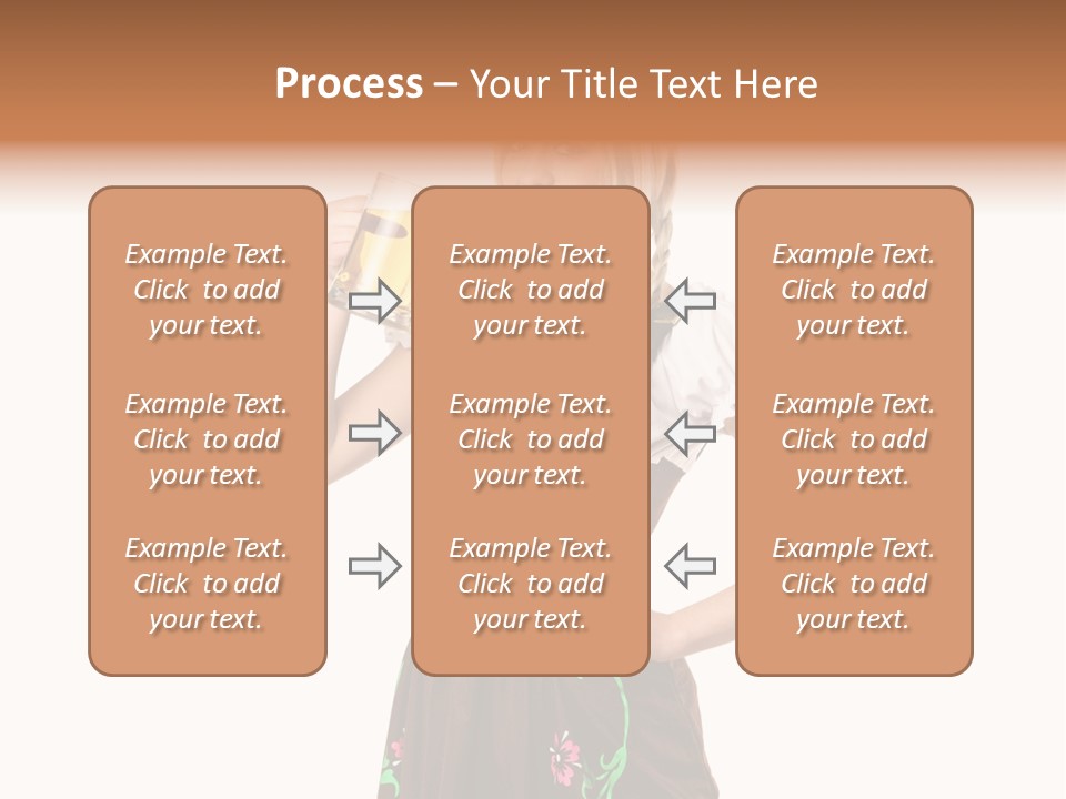 Staff Dress Girl PowerPoint Template