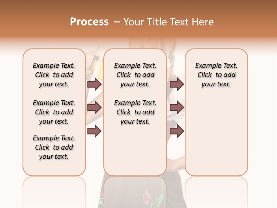 Staff Dress Girl PowerPoint Template