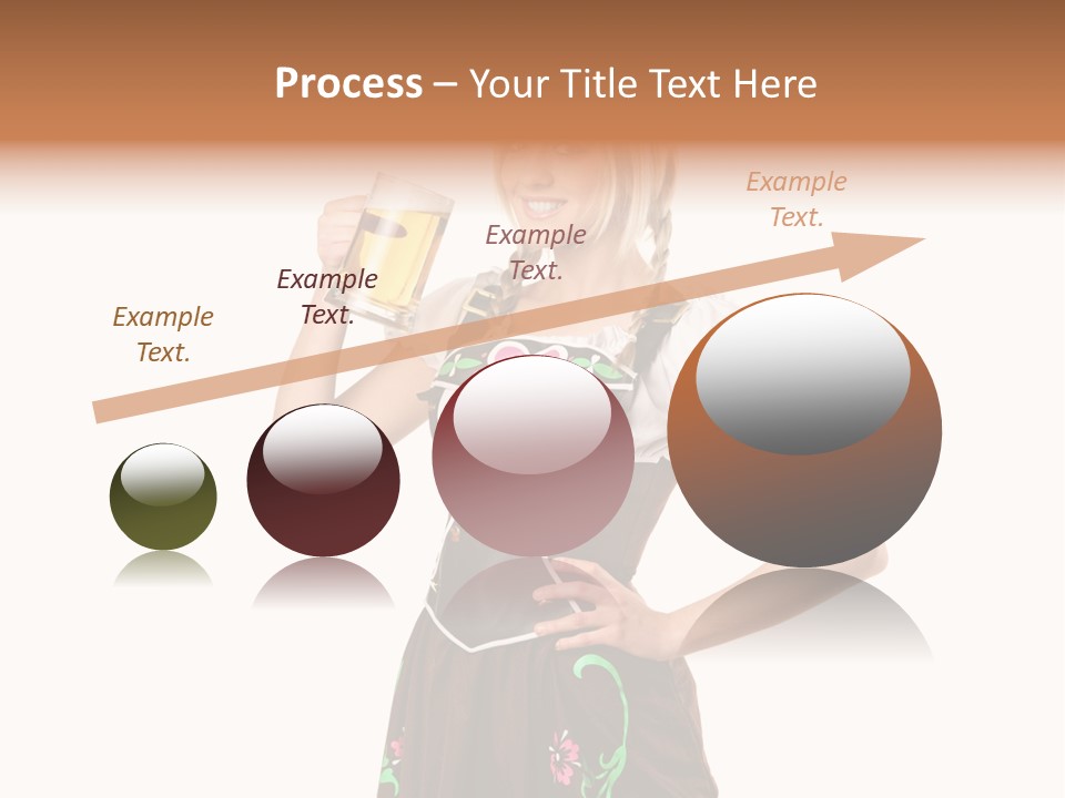 Staff Dress Girl PowerPoint Template