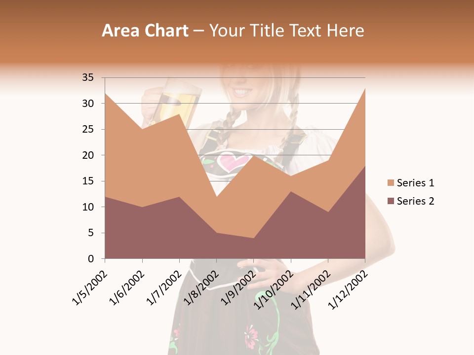 Staff Dress Girl PowerPoint Template