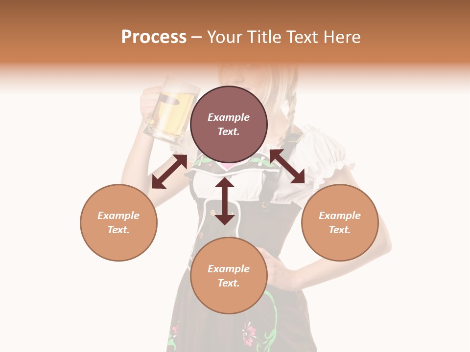 Staff Dress Girl PowerPoint Template