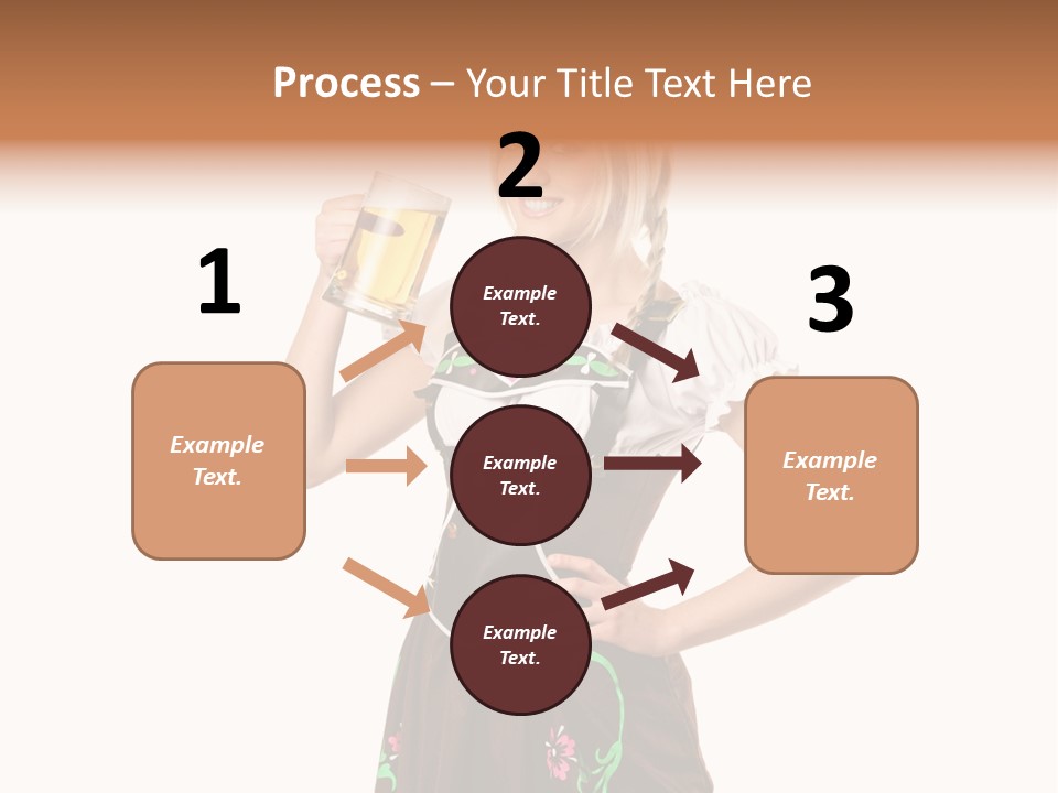 Staff Dress Girl PowerPoint Template