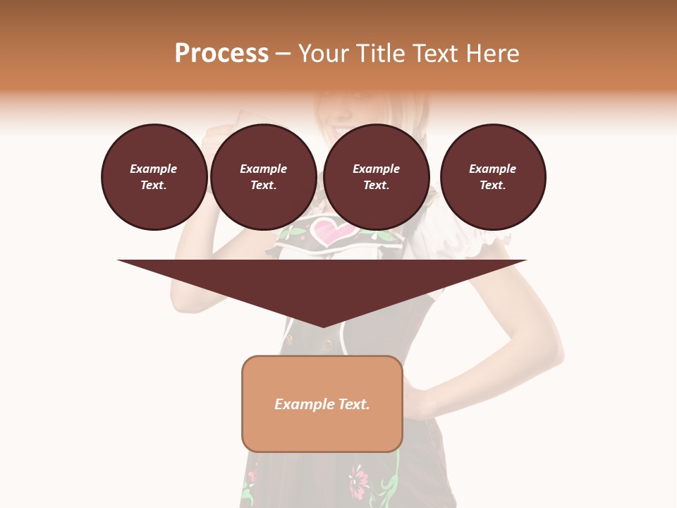 Staff Dress Girl PowerPoint Template