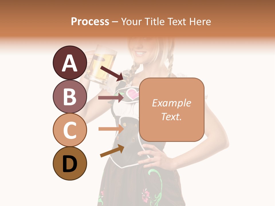 Staff Dress Girl PowerPoint Template