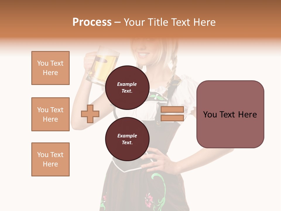 Staff Dress Girl PowerPoint Template