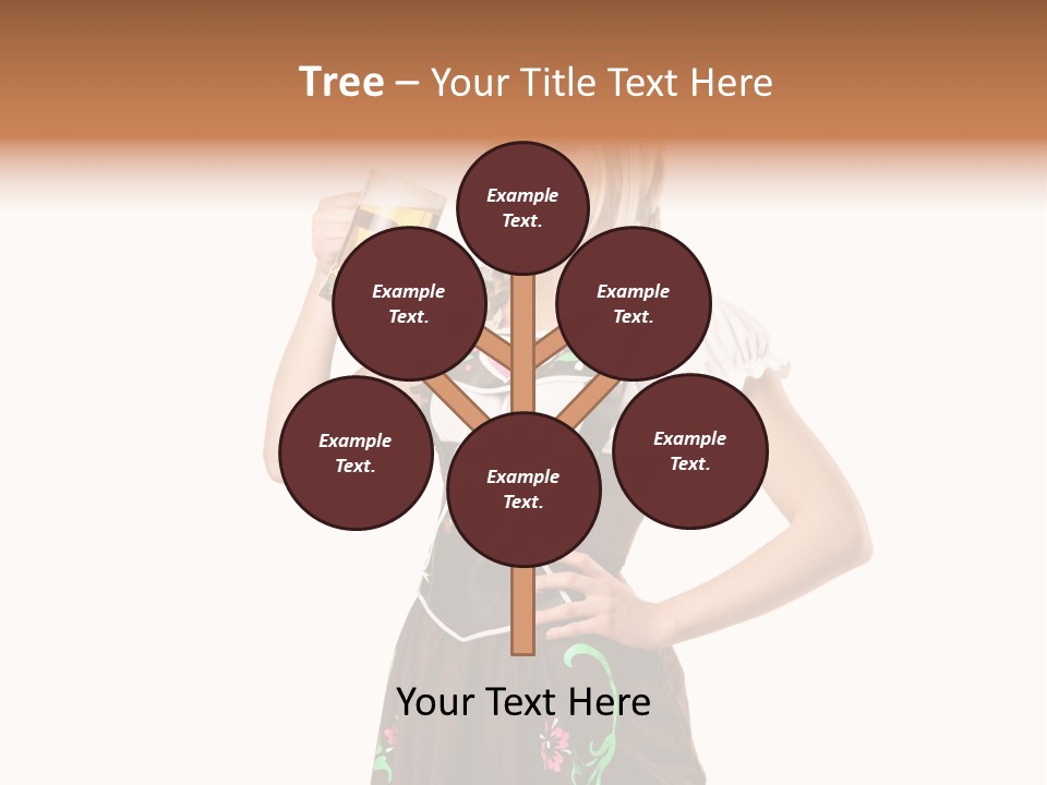 Staff Dress Girl PowerPoint Template