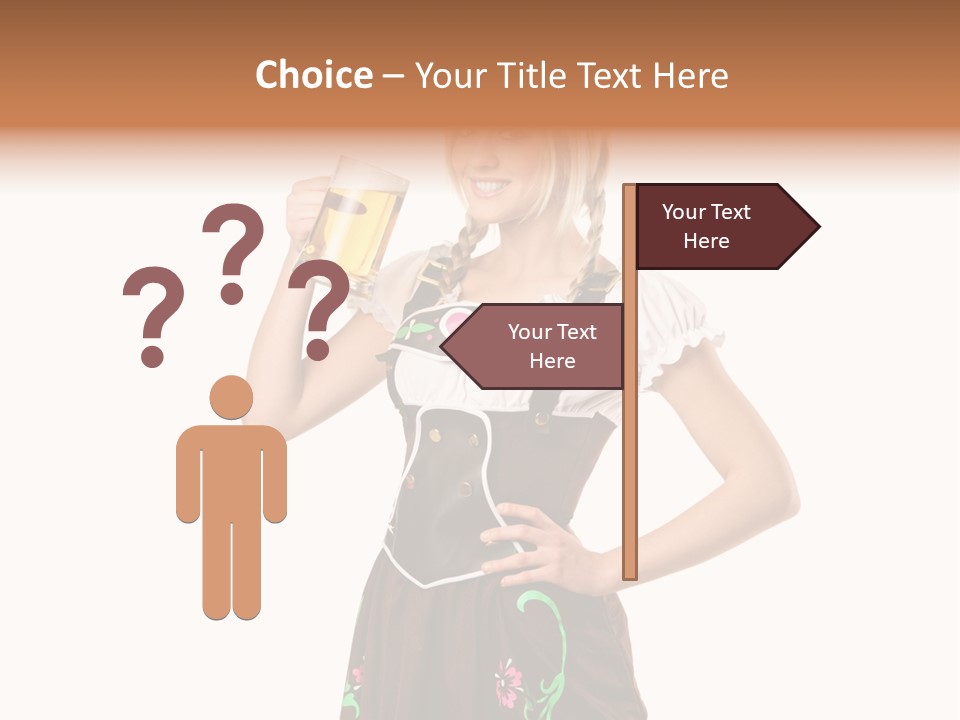 Staff Dress Girl PowerPoint Template