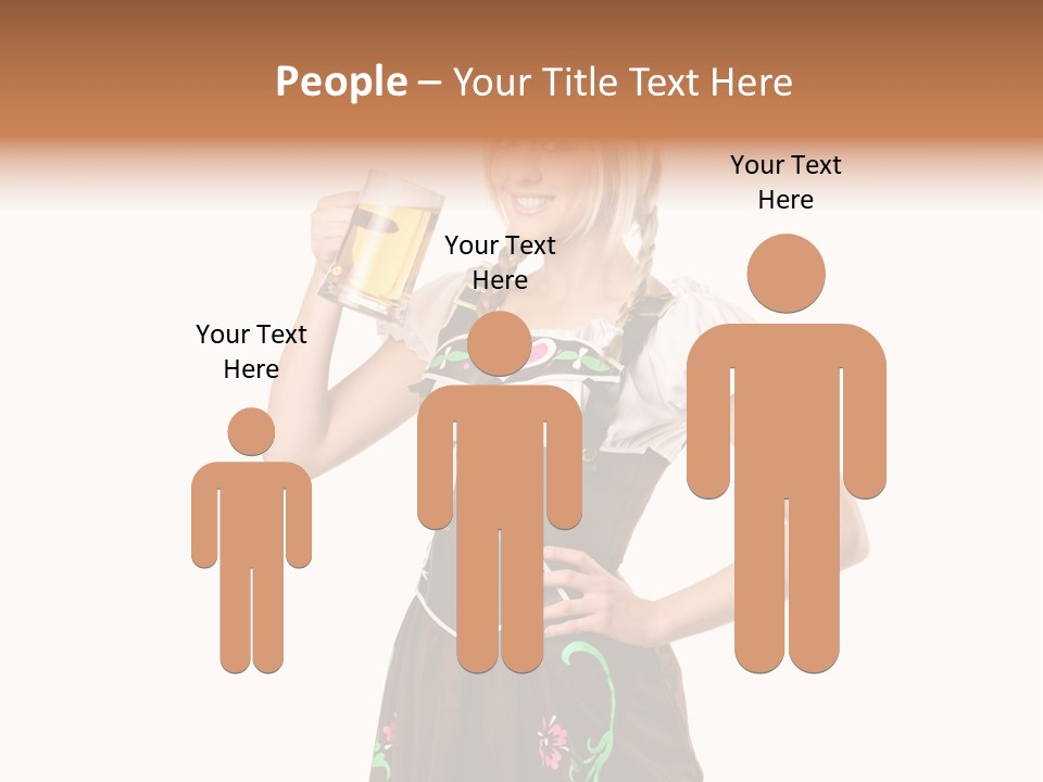 Staff Dress Girl PowerPoint Template