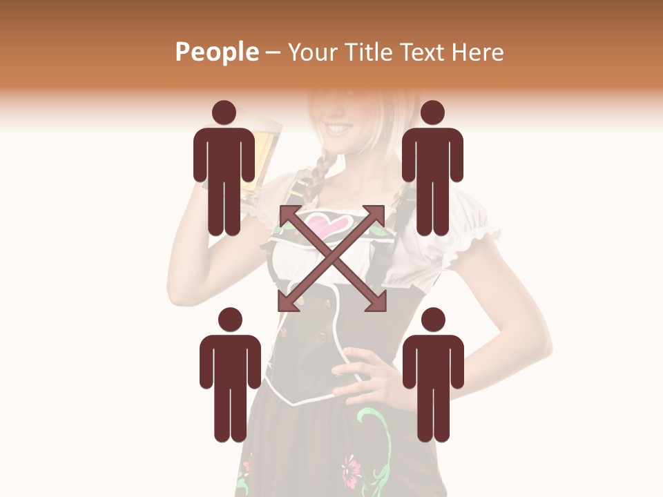 Staff Dress Girl PowerPoint Template