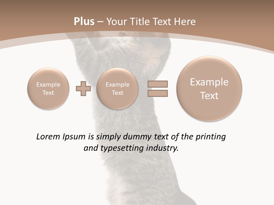 Pet White Kitty PowerPoint Template