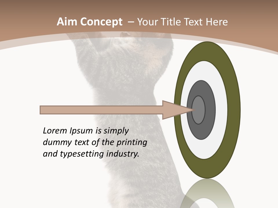 Pet White Kitty PowerPoint Template