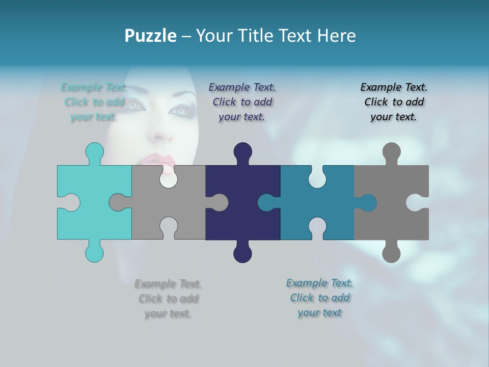 Dismal Fur Make Up PowerPoint Template