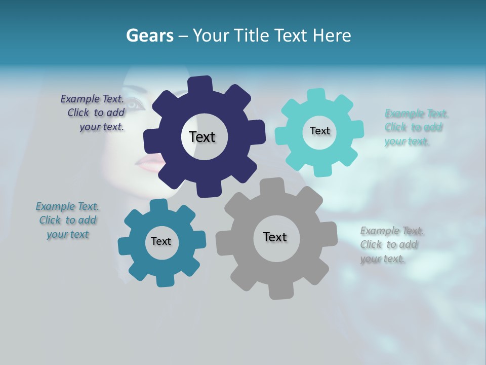 Dismal Fur Make Up PowerPoint Template