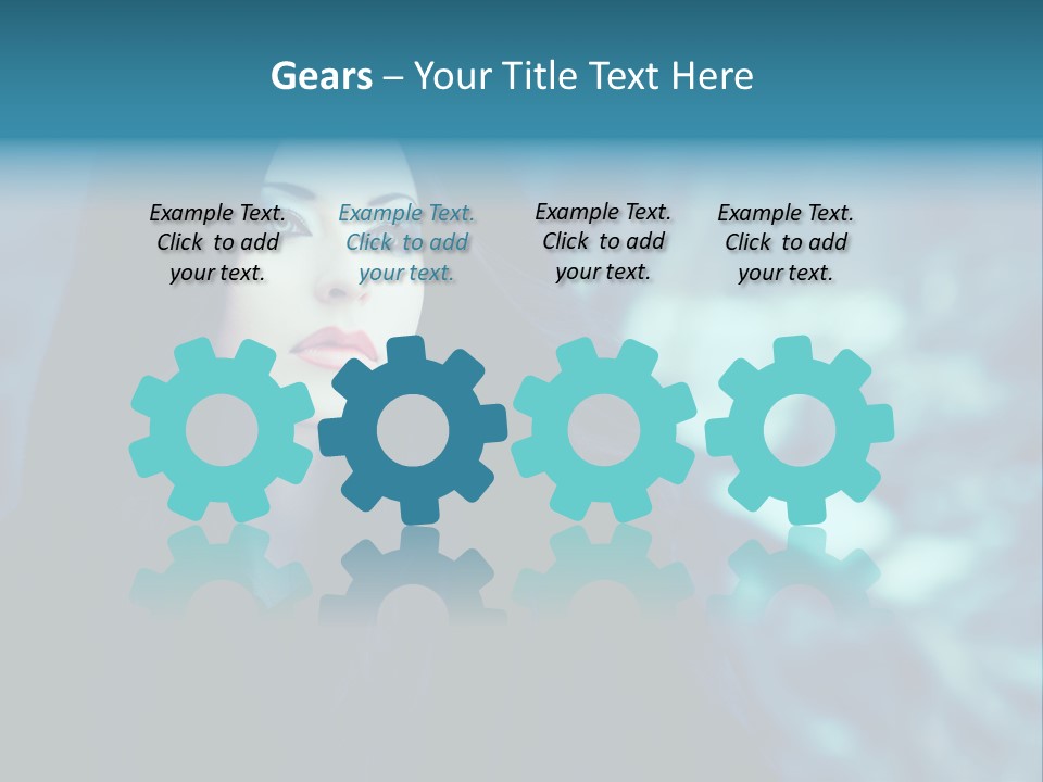 Dismal Fur Make Up PowerPoint Template