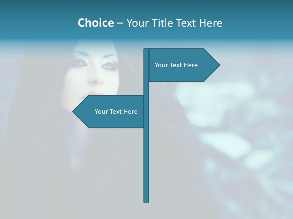 Dismal Fur Make Up PowerPoint Template