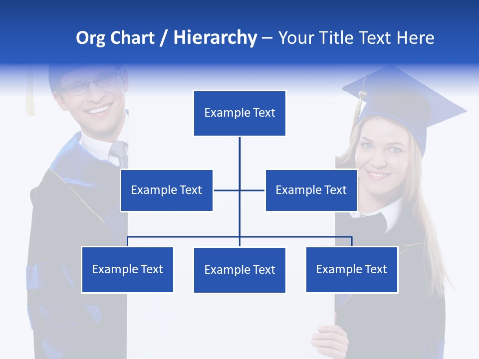 College Glasses Placard PowerPoint Template