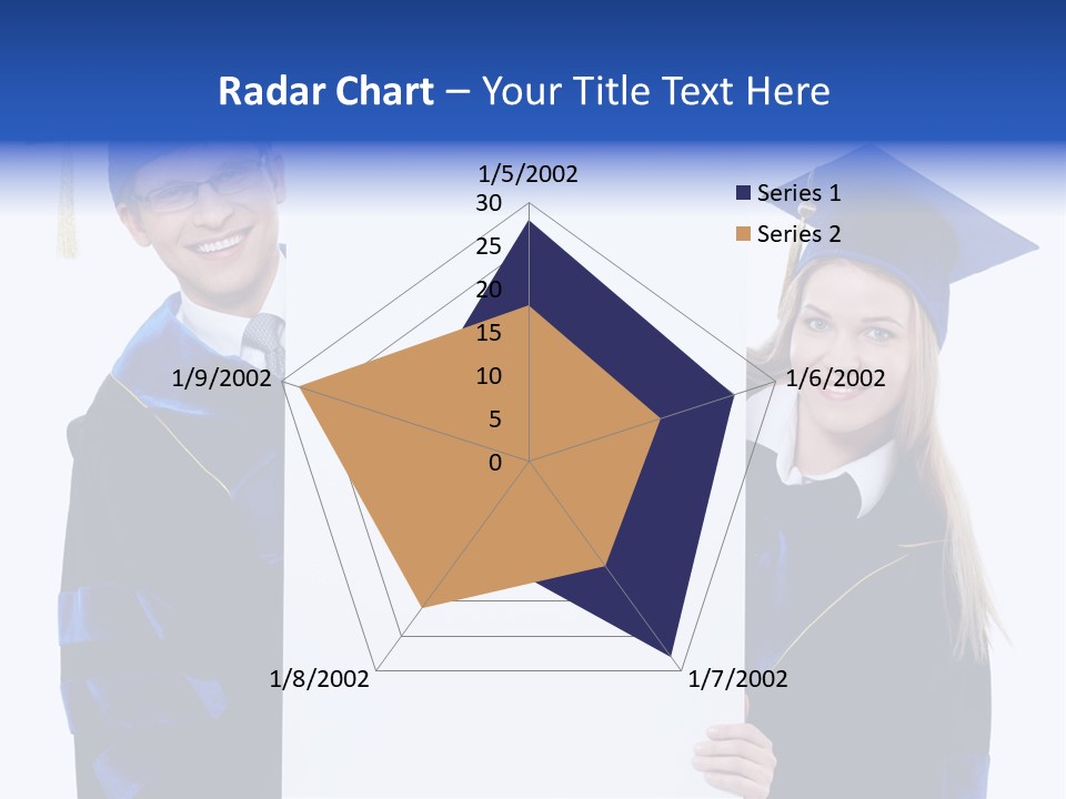 College Glasses Placard PowerPoint Template