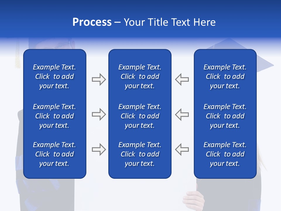 College Glasses Placard PowerPoint Template
