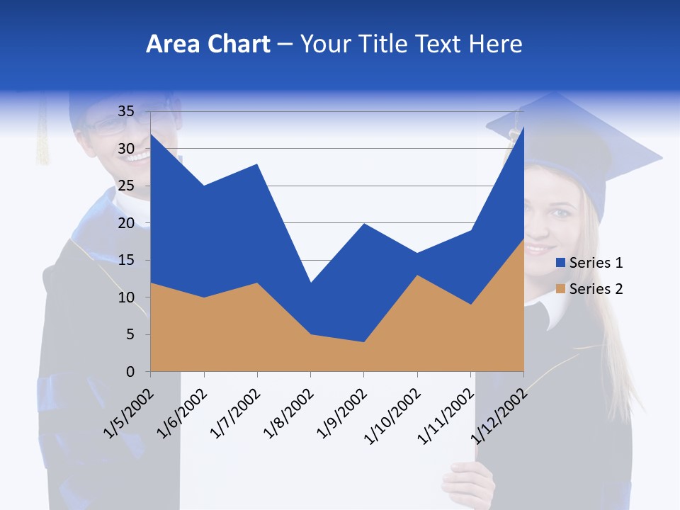College Glasses Placard PowerPoint Template