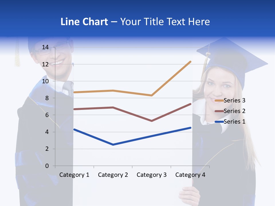 College Glasses Placard PowerPoint Template