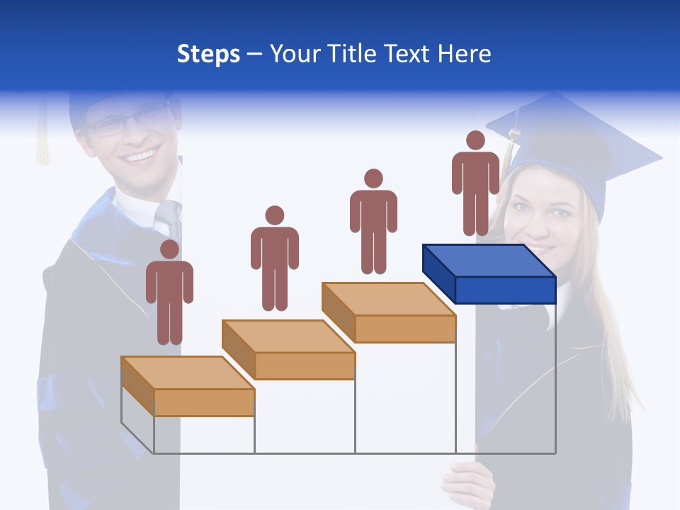 College Glasses Placard PowerPoint Template