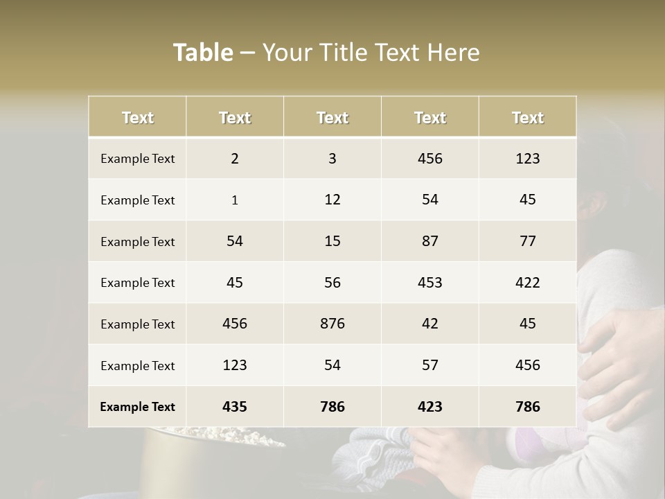 Lifestyles Seat Spectator PowerPoint Template
