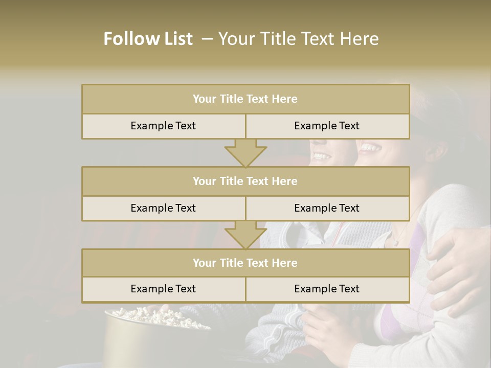 Lifestyles Seat Spectator PowerPoint Template