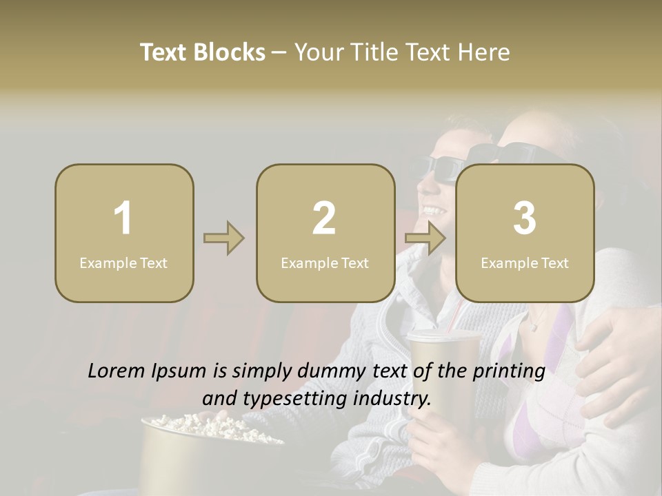 Lifestyles Seat Spectator PowerPoint Template